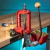 Lee Challenger Breech Lock Single Stage Reloading Press with Free Breech Lock Carbide 3-Die Set 40 S&W