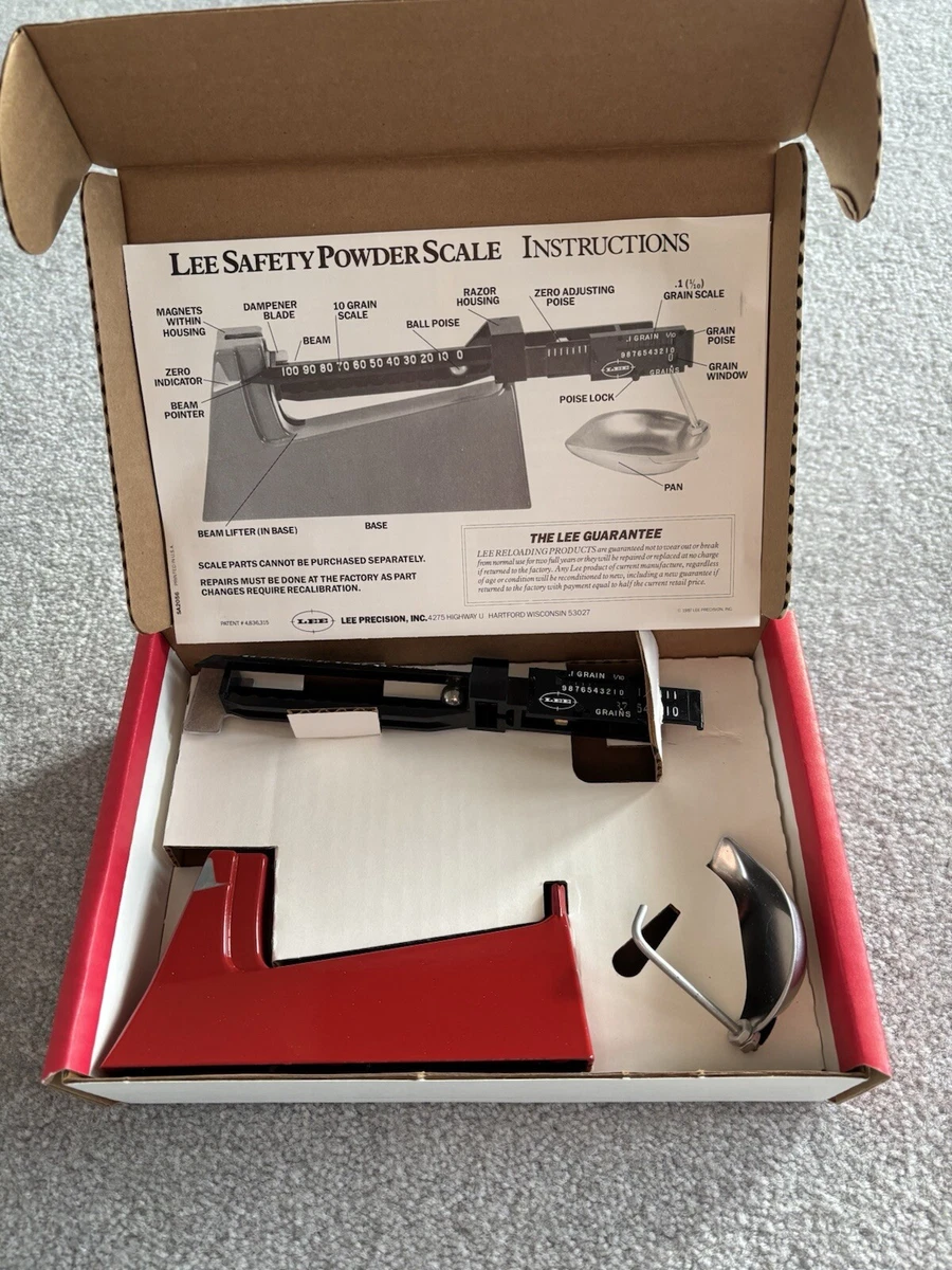 Lee Safety Balance Beam Mechanical Powder Scale 100 Grain Capacity - Image 3