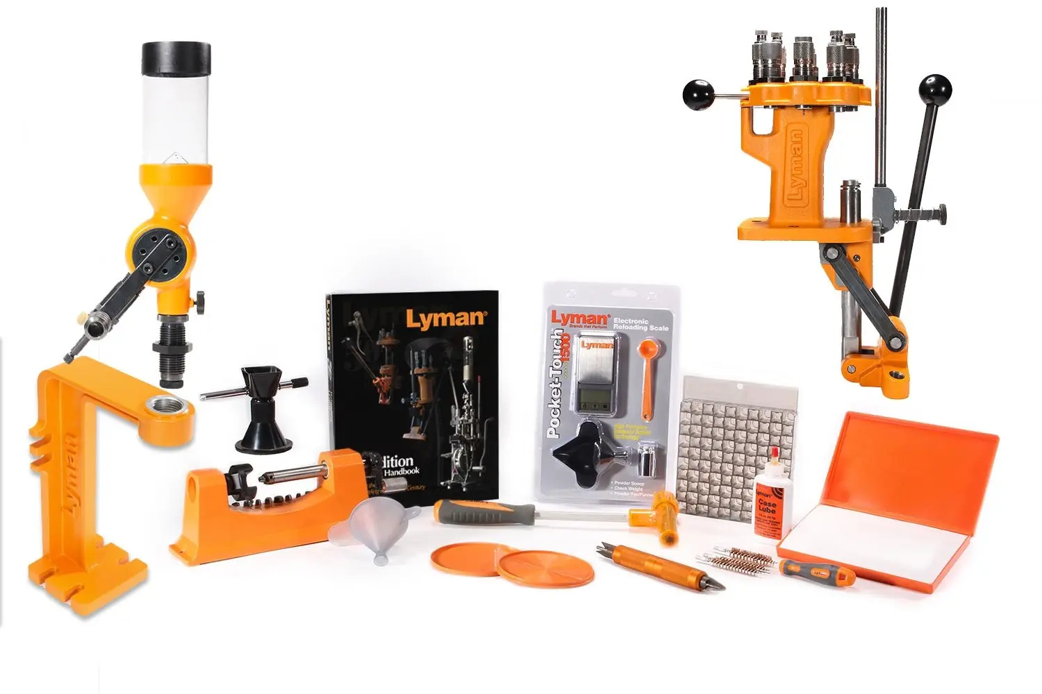 Lyman Brass Smith All-American 8 Station Turret Reloading Press Reloading Kit