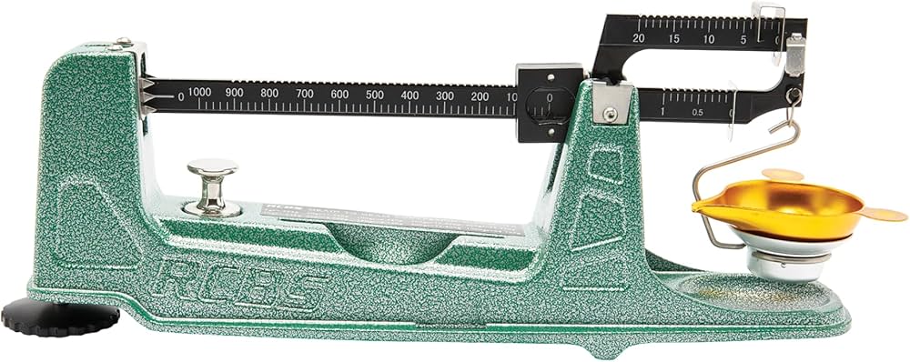 RCBS M1000 Balance Beam Mechanical Powder Scale 1000 Grain Capacity - Image 3