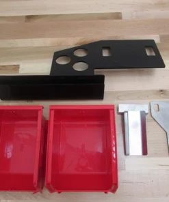 Inline Fabrication Case Ejector System for Hornady Single Stage Press with Red Bullet Trays
