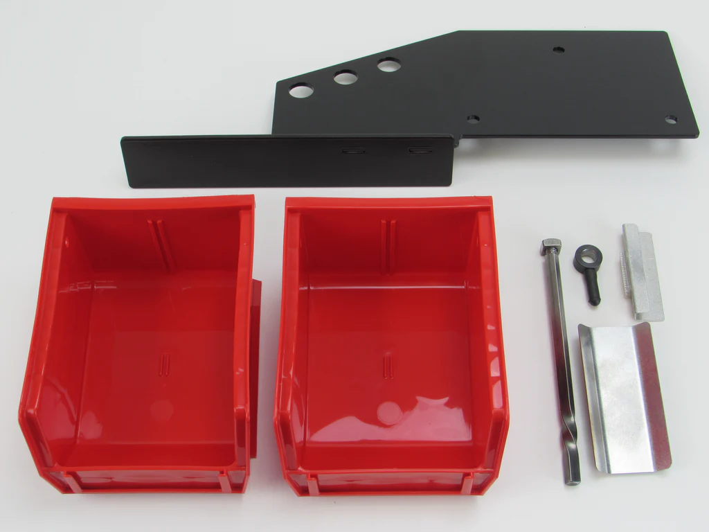 Inline Fabrication Case Ejector System for Lee Classic Turret Press (Reverse Rotation) with Red Bullet Trays