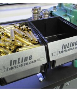 Alternative view of Inline Fabrication Sidebin System for RCBS Rock Chucker, Turret and Pro2000 Presses with Black Bullet Trays